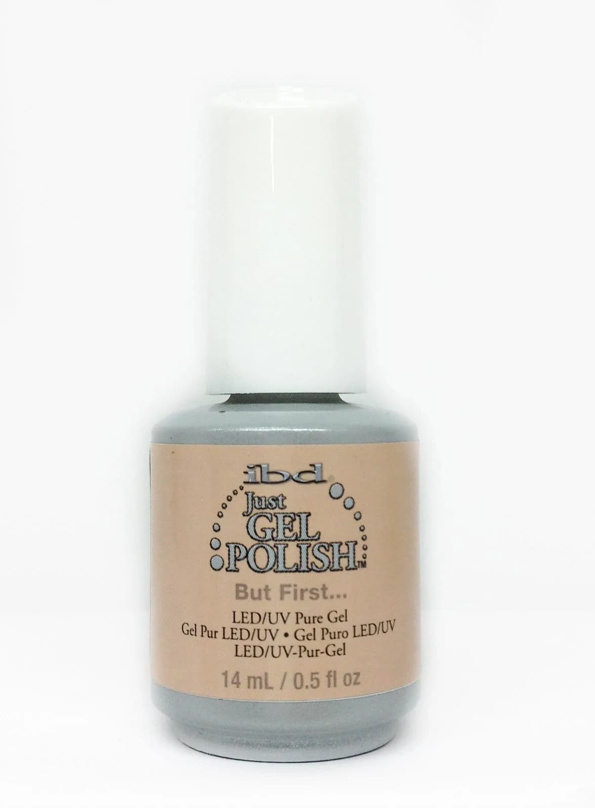 IBD Just Gel Nail Polish But First 0.5 Fl Oz | High Shine, Long Wear, Nude Collection