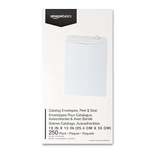 Amazon Basics White 28 lb Catalog Envelopes 25.4cm x 33cm (10x13 Inch) | Self-Seal for Documents thumbnail 6