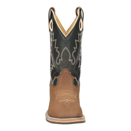 Smoky Mountain Boots Kids’ Blaze Western Boot, Brown/Black, 5 Big Kid | Stylish Western Design for Active Kids thumbnail 4