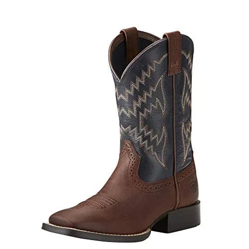 ARIAT Tycoon Western Boot Brazen Brown/Arizona Sky 6 | Premium Full-Grain Leather, Water-Resistant, Comfortable Fit thumbnail 1