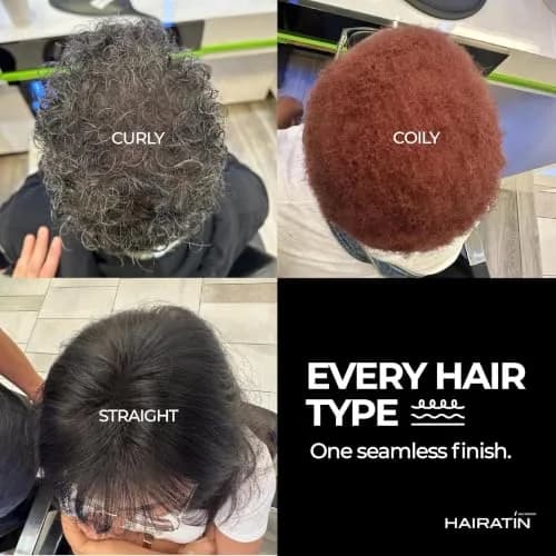 HAIRATIN BY RE-EVOLUTION Hairatin Premium Hair Fibers - Light Brown | Natural-Looking Fuller Hair in Seconds thumbnail 9