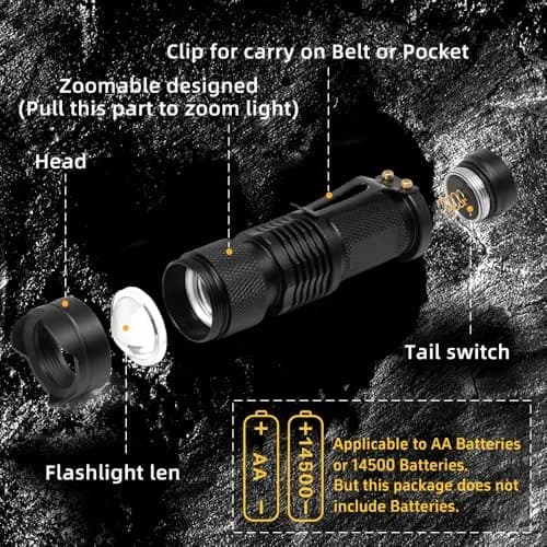 WAYLLSHINE 1-Mode Red LED Flashlight 9cm (3.5in) | Astronomy & Wildlife Observation thumbnail 7