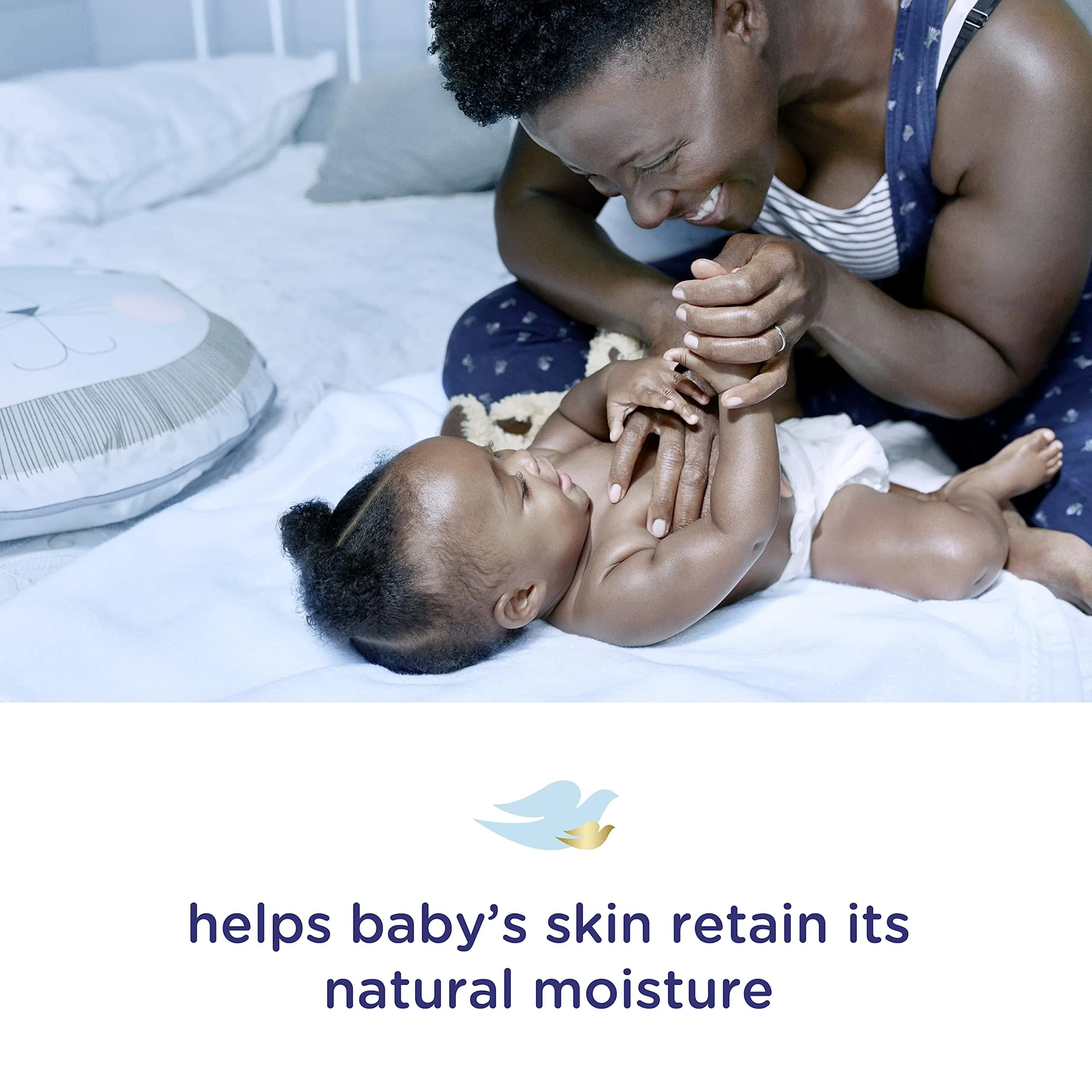 Baby Dove Sensitive Skin Care Baby Wash & Shampoo 600ml (20 Fl Oz) | Tear-Free & Hypoallergenic - view 4