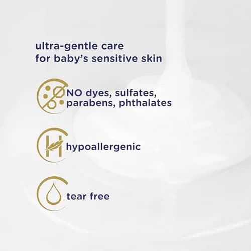 Baby Dove Sensitive Skin Care Baby Wash & Shampoo 600ml (20 Fl Oz) | Tear-Free & Hypoallergenic thumbnail 5