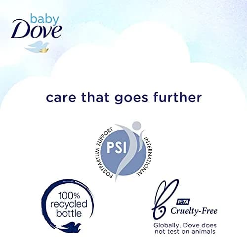 Baby Dove Sensitive Skin Care Baby Wash & Shampoo 600ml (20 Fl Oz) | Tear-Free & Hypoallergenic thumbnail 6