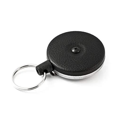 KEY-BAK Original SD Keychain, 36" Cord, Belt Clip, Black | Vintage Heavy Duty Retractor thumbnail 1