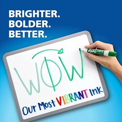 EXPO Dry Erase Markers, Ultra Fine Tip, 36 Count (10.2 cm x 7.6 cm x 14.3 cm) | Vibrant Ink for Whiteboards thumbnail 4