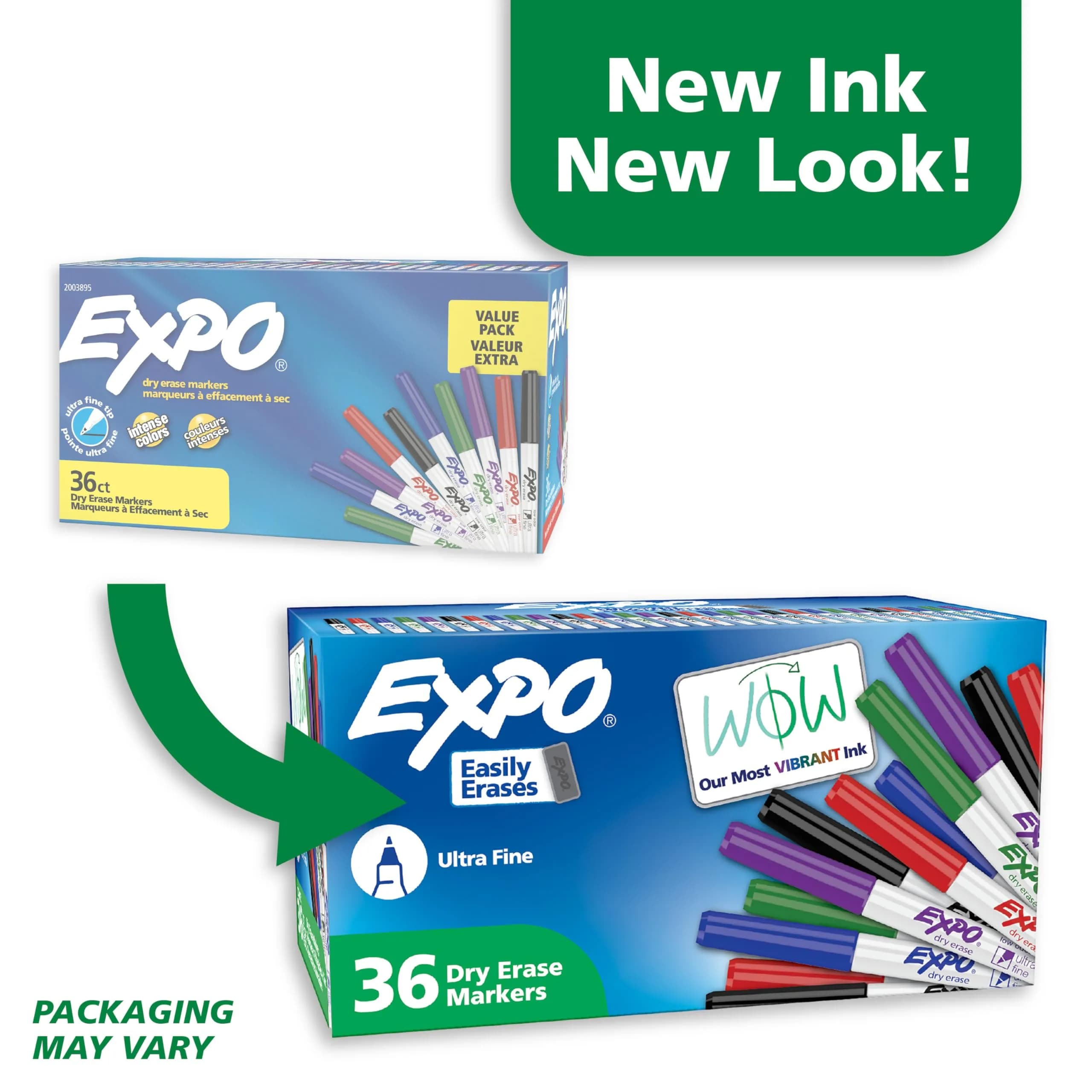 EXPO Dry Erase Markers, Ultra Fine Tip, 36 Count (10.2 cm x 7.6 cm x 14.3 cm) | Vibrant Ink for Whiteboards - view 3