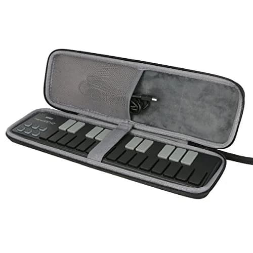 co2CREA Hard Travel Case for Korg NANOKEY2 25-Key MIDI Controller | Shockproof EVA Shell with Hand Strap thumbnail 1