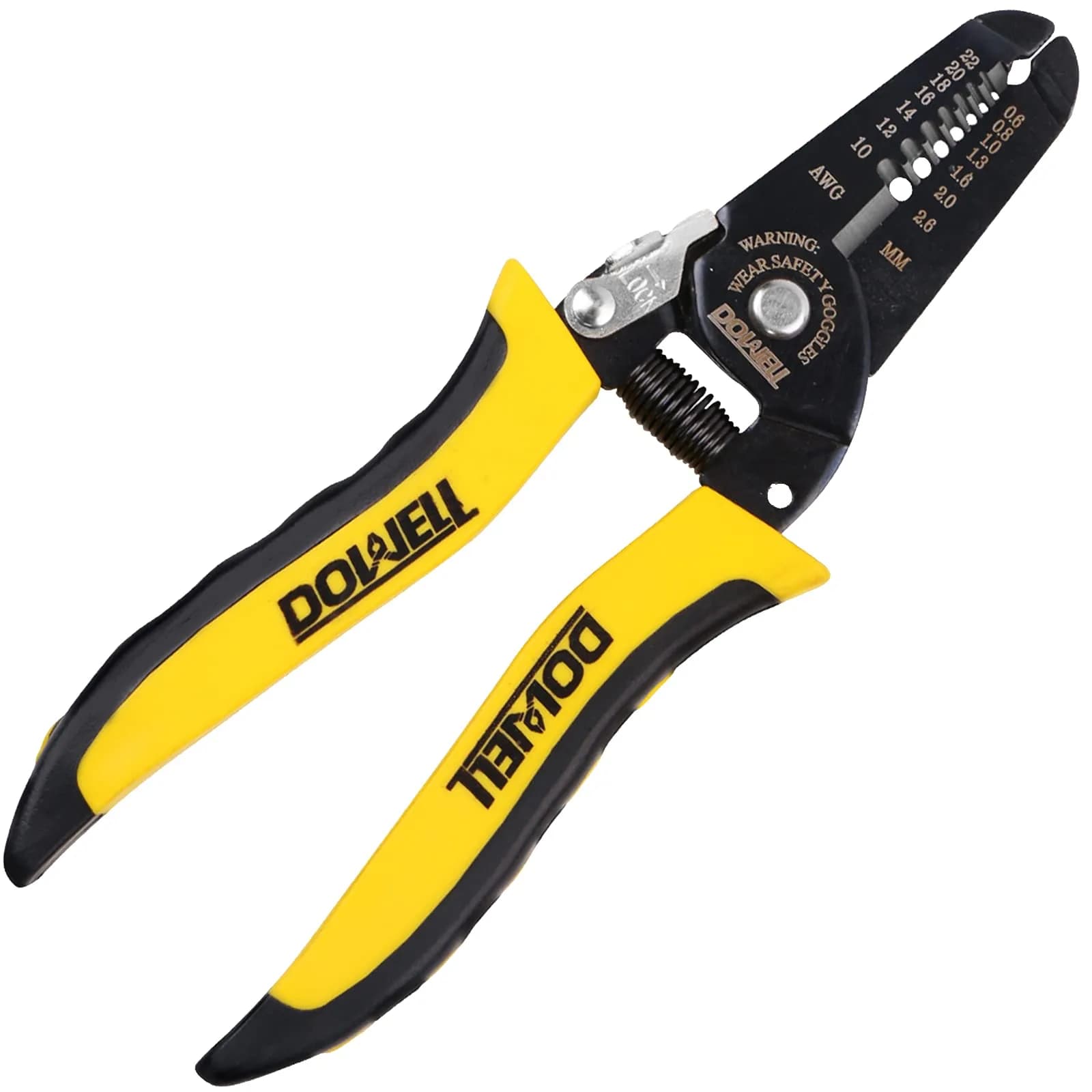DOWELL Wire Stripper, Cutter, Crimper Tool 10-22 AWG | Multifunctional Plier for Electricians — 10-22 AWG (7 in)