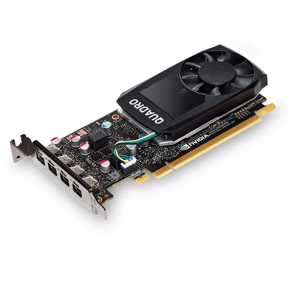 PNY NVIDIA Quadro P600 Professional Graphics Board 2GB GDDR5 Low Profile | High-Performance Visual Workstation — New