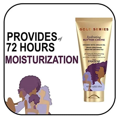 Pantene Gold Series Hydrating Butter-Cream Conditioner 193ml (6.8 oz) | 72-Hour Moisture for Curly & Straight Hair thumbnail 4