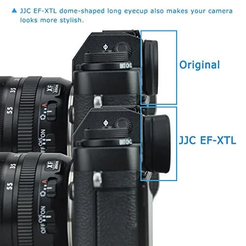 JJC EF-XTL Eyecup for Fujifilm X-H2S, GFX 100S, X-T5, X-T4, X-T3, X-T2, X-T1 Cameras | Prevents Flare & Protects Eyeglasses thumbnail 3