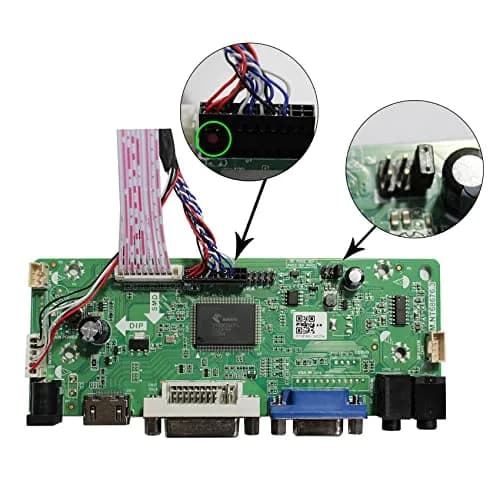 VSDISPLAY Controller Board for 15.6" 1366x768 LCD Screens | VGA DVI Audio Input thumbnail 4