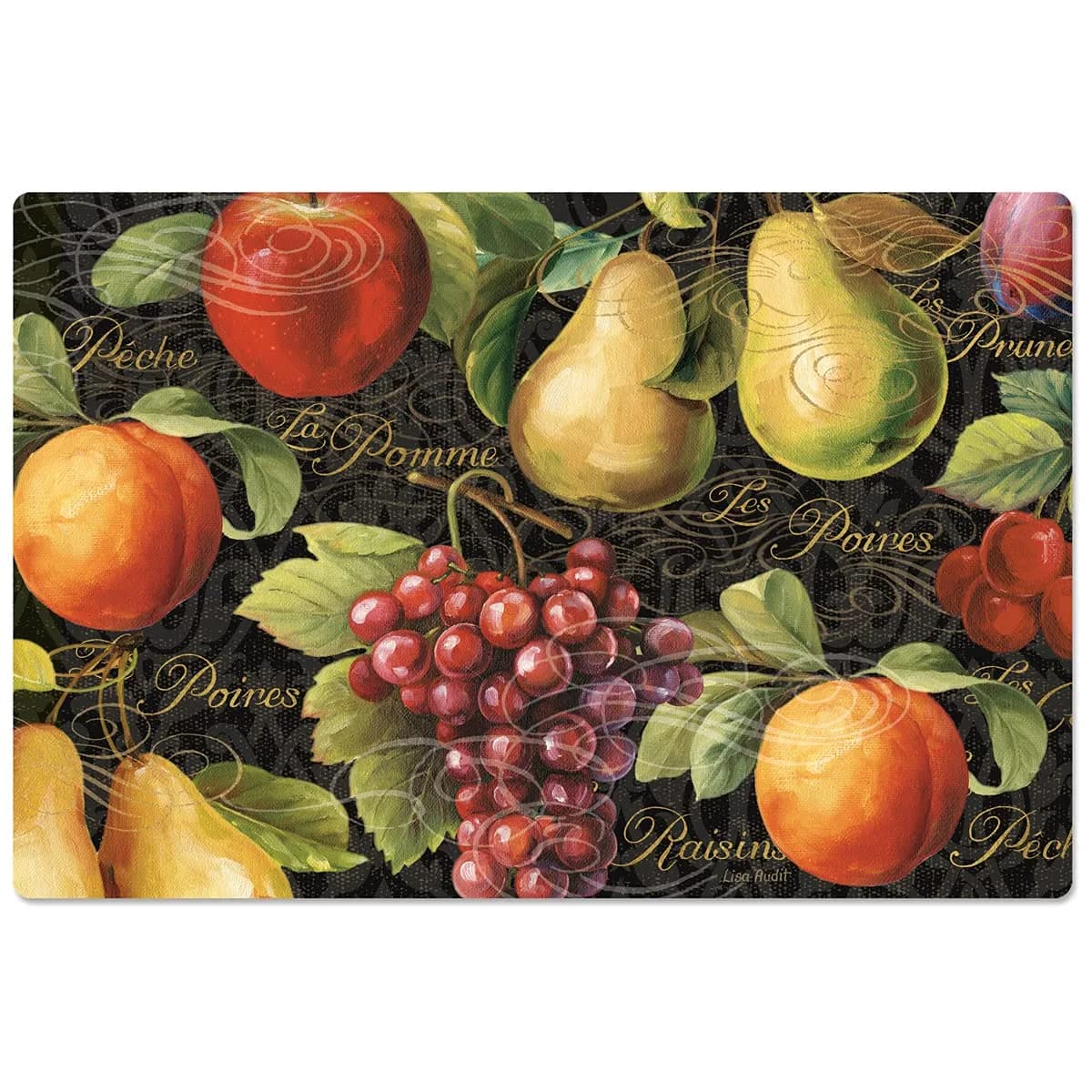 CounterArt Gourmet Fruit Comfort Kitchen Floor Mat 76cm x 51cm (30" x 20") | Reduces Standing Fatigue - main product image