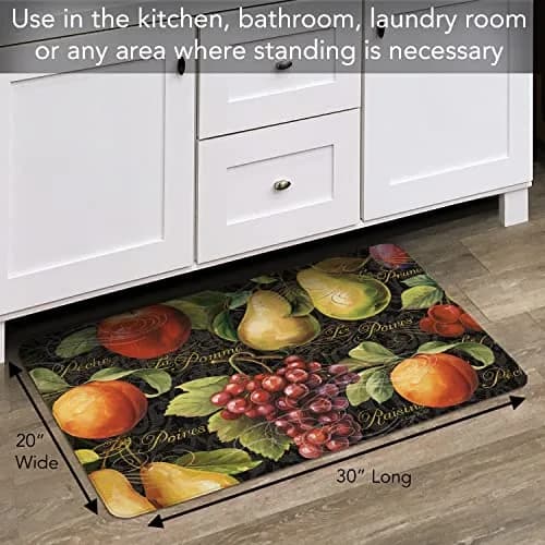 CounterArt Gourmet Fruit Comfort Kitchen Floor Mat 76cm x 51cm (30" x 20") | Reduces Standing Fatigue thumbnail 7