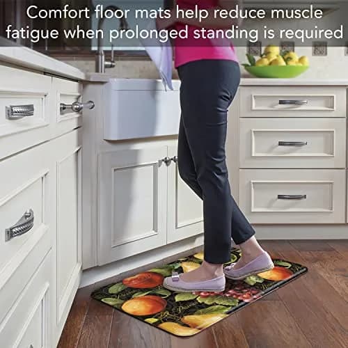 CounterArt Gourmet Fruit Comfort Kitchen Floor Mat 76cm x 51cm (30" x 20") | Reduces Standing Fatigue thumbnail 2