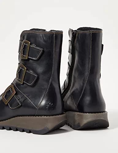 FLY London Scop110fly Women's Motorcycle Biker Boots 41 | Leather Mid-Calf Style thumbnail 2
