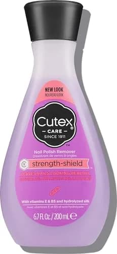 Cutex Strength Shield Nail Polish Remover 200ml (6.76 Fl Oz) | Healthy Nails with Vitamins E & B5 thumbnail 1