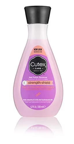 Cutex Nourishing Nail Polish Remover with Vitamin E & Apricot Oil, 10.1 fl oz (300 ml) | Healthy Nails & Spa Experience — Strength-Shield