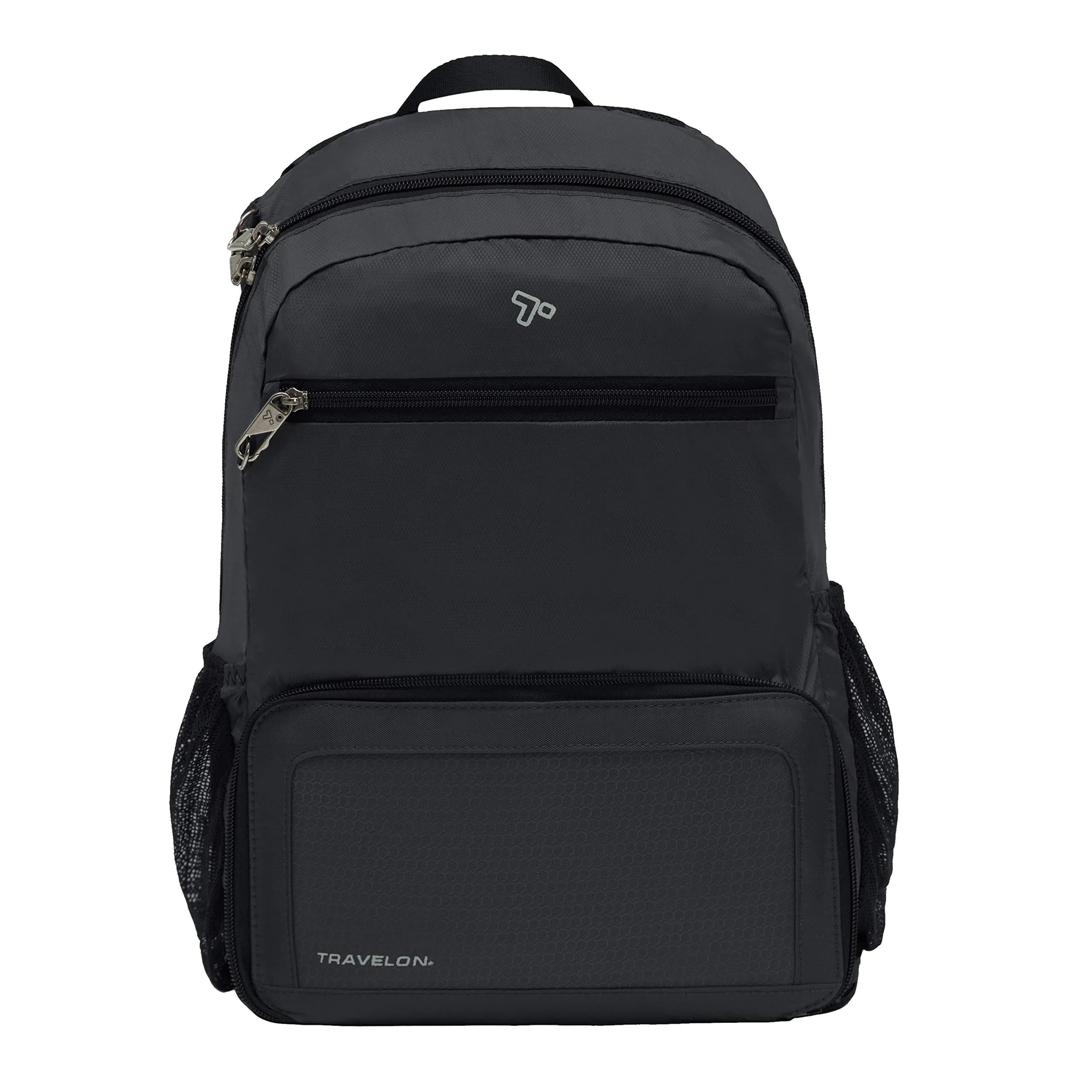 Travelon Anti-Theft Active Packable Backpack Black | 18.5 L (0.52 m³) — Black
