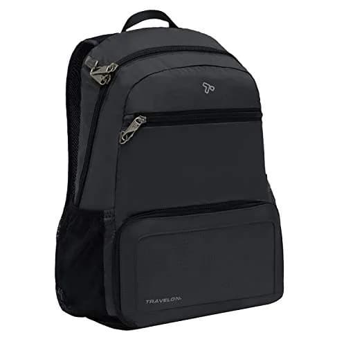Travelon Anti-Theft Active Packable Backpack Black | 18.5 L (0.52 m³) thumbnail 8