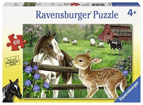 Ravensburger New Neighbors 60-Piece Jigsaw Puzzle 36cm x 26cm | Educational & Family Fun thumbnail 2