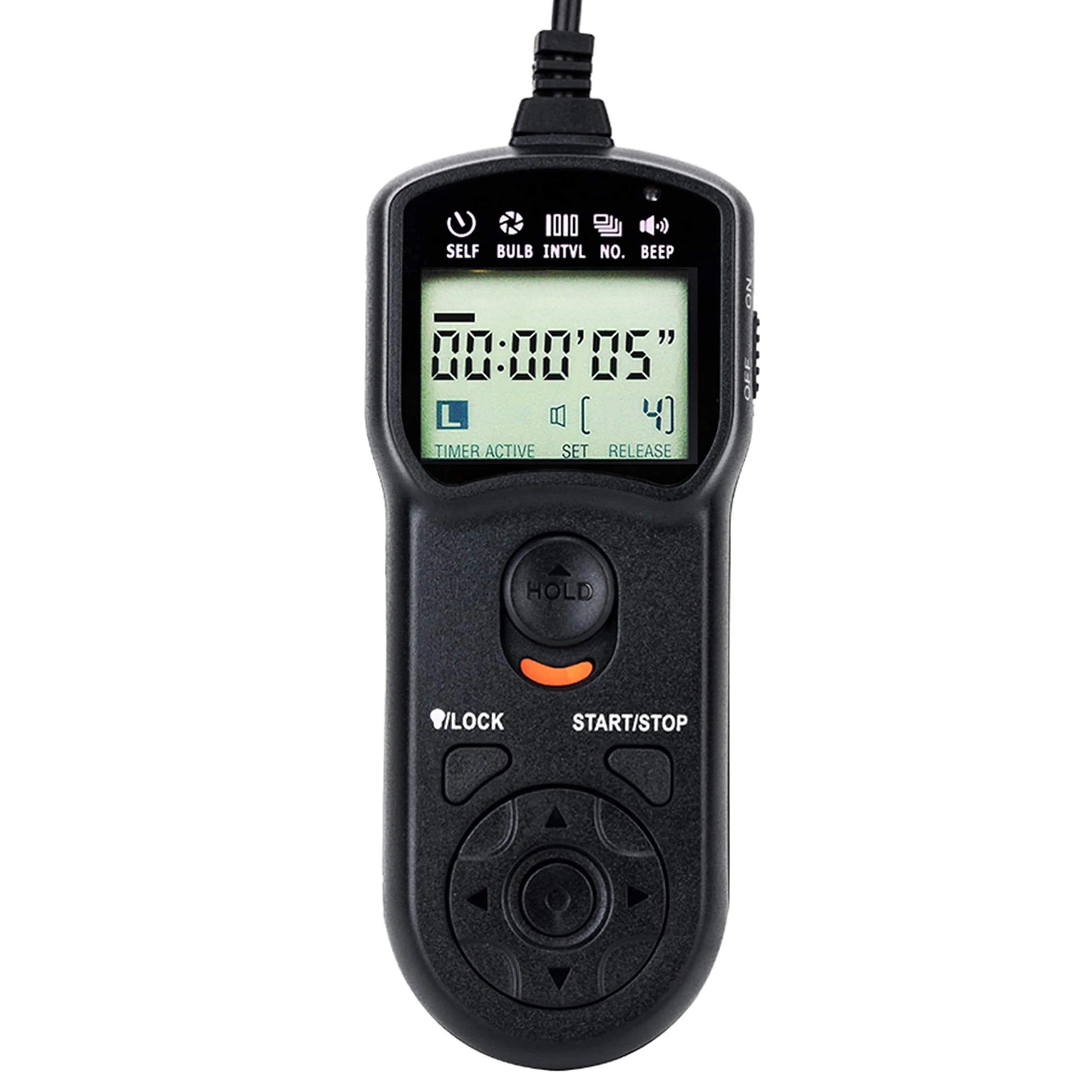 JJC Intervalometer Timer Remote for Canon EOS Rebel T6 T7 T8i 90D 80D | Exposure Control & Time-Lapse — For Canon RS-60E3