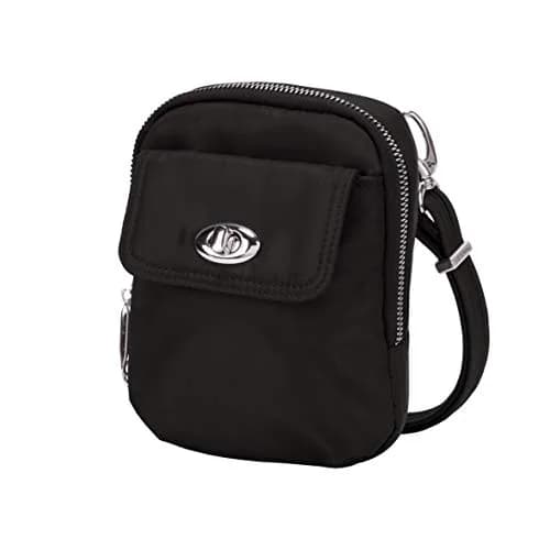 Travelon Anti-Theft Tailored Crossbody Phone Pouch Onyx | Stadium Approved Security for Essentials thumbnail 7
