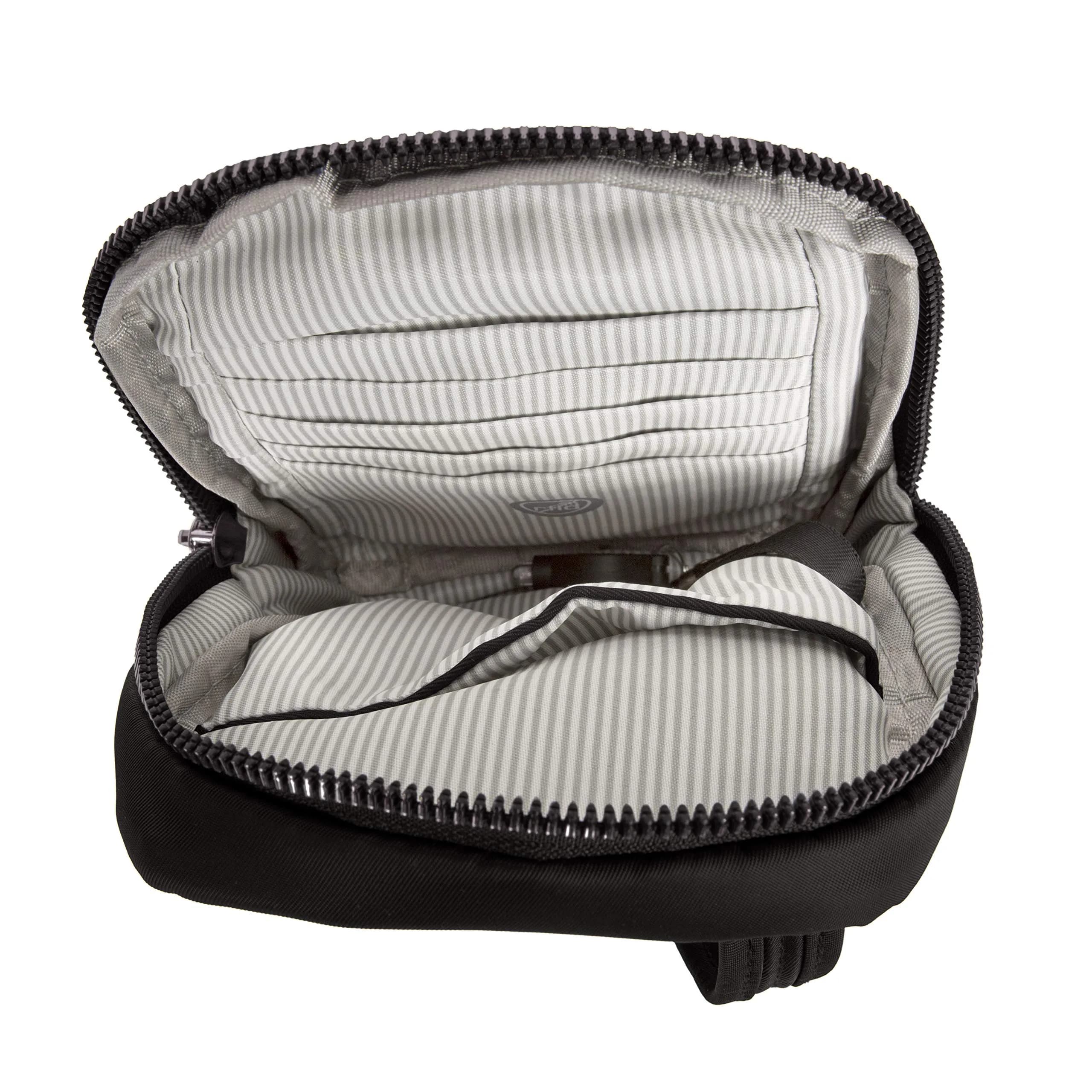 Travelon Anti-Theft Tailored Crossbody Phone Pouch Onyx | Stadium Approved Security for Essentials - view 8