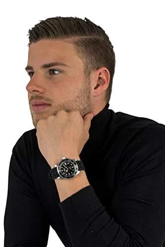 Invicta Men's Pro Diver Automatic Watch with Silicone Band, Black | 40mm Stainless Steel Case & 200M Water Resistance thumbnail 5