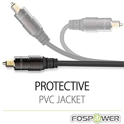 FosPower 24K Gold Plated Toslink to Mini Toslink Cable 3 FT | Digital Optical Audio Connection (70-120 chars) thumbnail 6