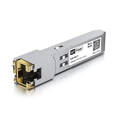 H!Fiber.com 1G SFP to RJ45 Module 100m | Gigabit Ethernet Copper Transceiver 1.25Gbps thumbnail 2