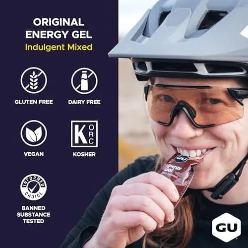 GU Energy Original Sports Nutrition Energy Gel, Vegan, Gluten-Free, Kosher, Dairy-Free, 24-Count Assorted Flavors | Dual-Source Energy for Any Workout thumbnail 3