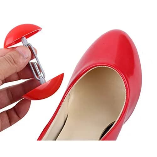 Jewelvwatchro Red Adjustable Shoe Stretchers for Men & Women | 7-12cm Width Extender thumbnail 5