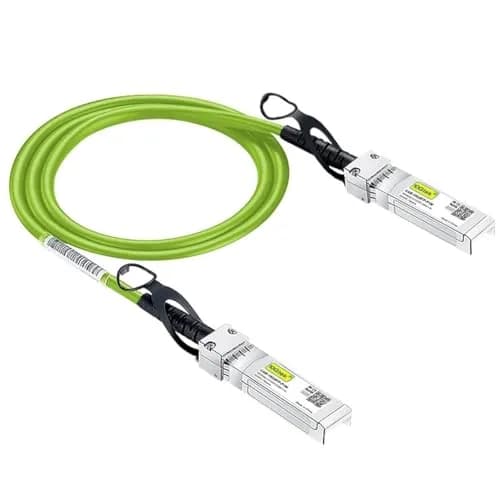10Gtek Green 10G SFP+ Twinax DAC Cable 1m | High-Speed Copper for Cisco & Data Centers thumbnail 1