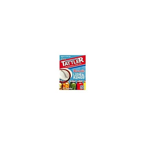 Tattler Regular Mouth Canning Lids with Rubber Rings 12 pk | Reusable, BPA-Free, Durable thumbnail 3