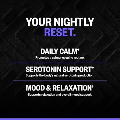 ONNIT New Mood Stress & Sleep Support Supplement with 5-HTP, 60 Count | Mood & Sleep Support thumbnail 9