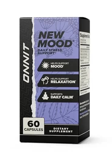 ONNIT New Mood Stress & Sleep Support Supplement with 5-HTP, 60 Count | Mood & Sleep Support thumbnail 2