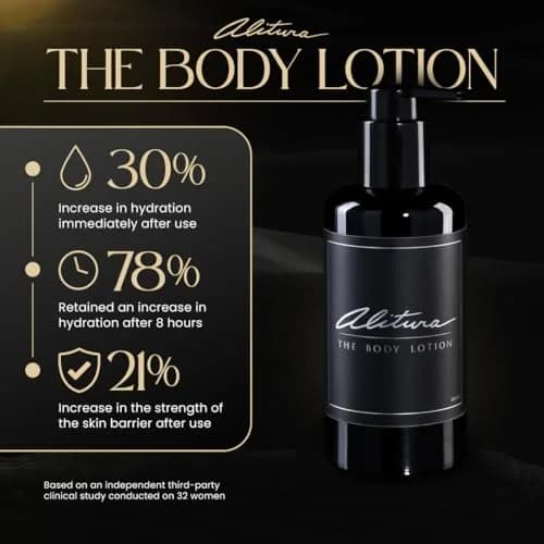 Alitura Organic Face and Body Lotion 200ml (6.8 Fl Oz) | Anti-Aging Moisturizer with Organic Olive Oil & Acai Butter thumbnail 4