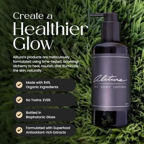 Alitura Organic Face and Body Lotion 200ml (6.8 Fl Oz) | Anti-Aging Moisturizer with Organic Olive Oil & Acai Butter thumbnail 8