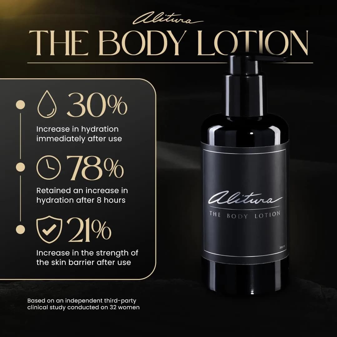 Alitura Organic Face and Body Lotion 200ml (6.8 Fl Oz) | Anti-Aging Moisturizer with Organic Olive Oil & Acai Butter - view 4