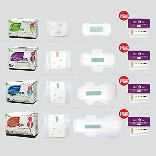 SHUYA Ultral Thin Anion Sanitary Pads for Women, 245mm, 50 Count | Mint Herbal Scented, Aluminum Foil Pack thumbnail 8