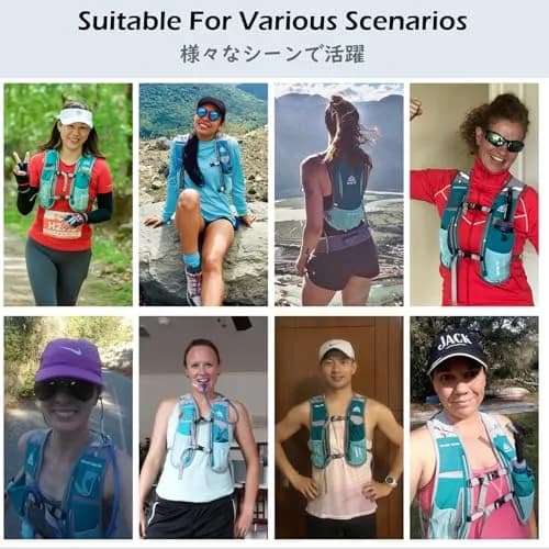 TRIWONDER Hydration Pack Water Vest 5L | Lightweight, Breathable & Adjustable for Running & Hiking thumbnail 8