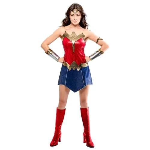 Rubies DC Wonder Woman Movie Costume for Adults, Women's Medium Red/Blue | Officially Licensed Cosplay Outfit thumbnail 1