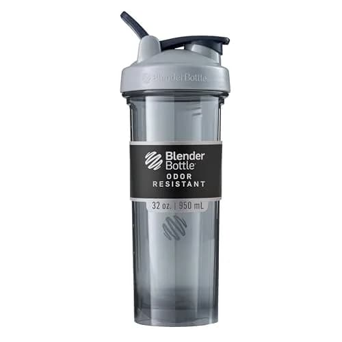 BlenderBottle ProSeries Tritan Shaker Bottle 32 oz Pebble Grey | Leakproof, BPA-Free, Durable thumbnail 1