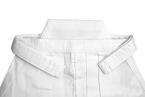 ZooBoo Mens Kendo Aikido Hapkido Martial Arts Sportswear Hakama (S/165, White) | Traditional Kendo Uniform for Training & Competition thumbnail 3