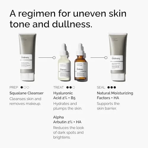 The Ordinary Alpha Arbutin 2% + Hyaluronic Acid Serum 30ml (1 Fl Oz) | Targets Dark Spots & Evens Skin Tone thumbnail 5