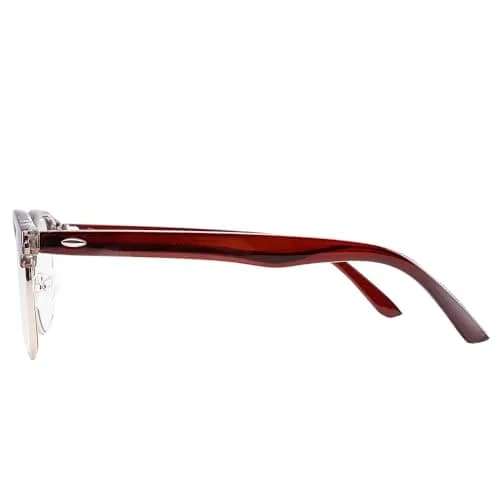 Cyxus Blue Light Glasses Men Semi Rimless Clear Blue Light Glasses for Computer Eye Strain thumbnail 9