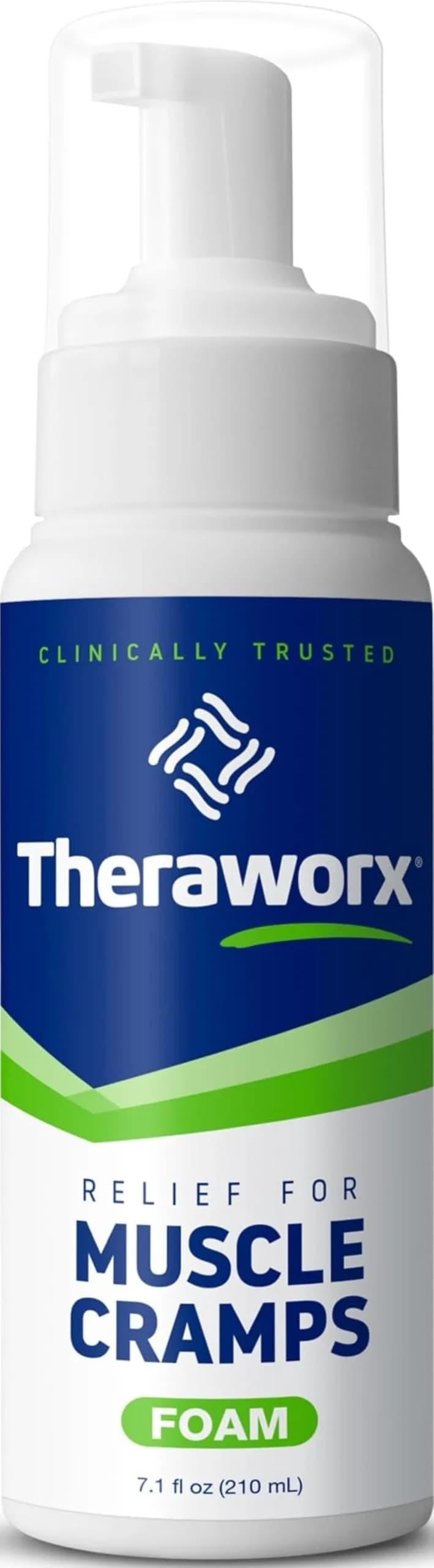 Theraworx Relief Muscle Cramps Foam 210ml (7.1 Fl Oz) | Clinically Trusted for Fast-Acting Relief - main product image